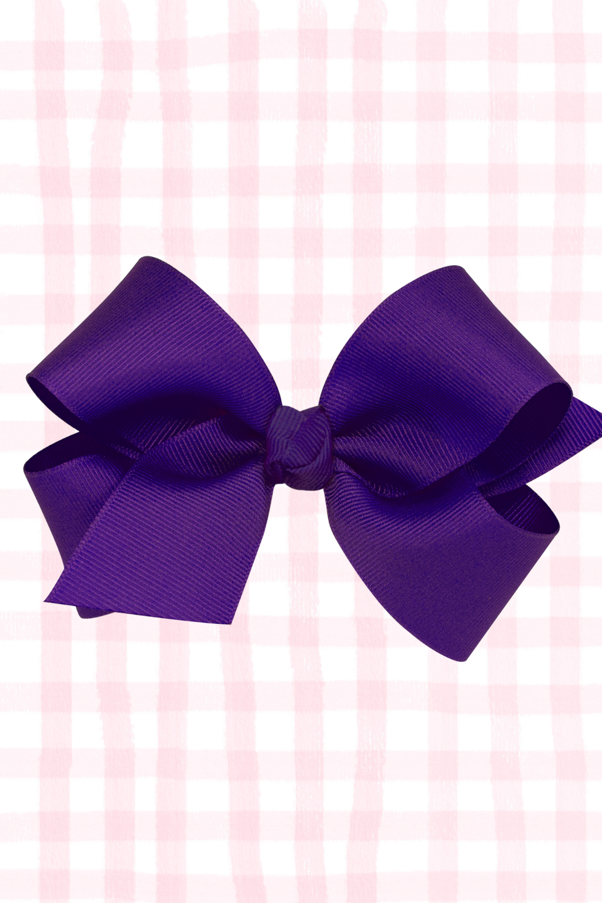 KING Purple Grosgrain Bow