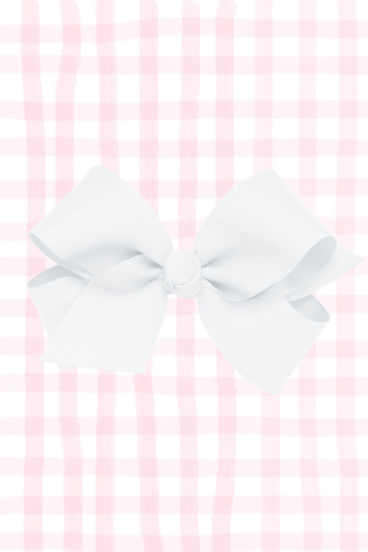 White Grosgrain Bow
