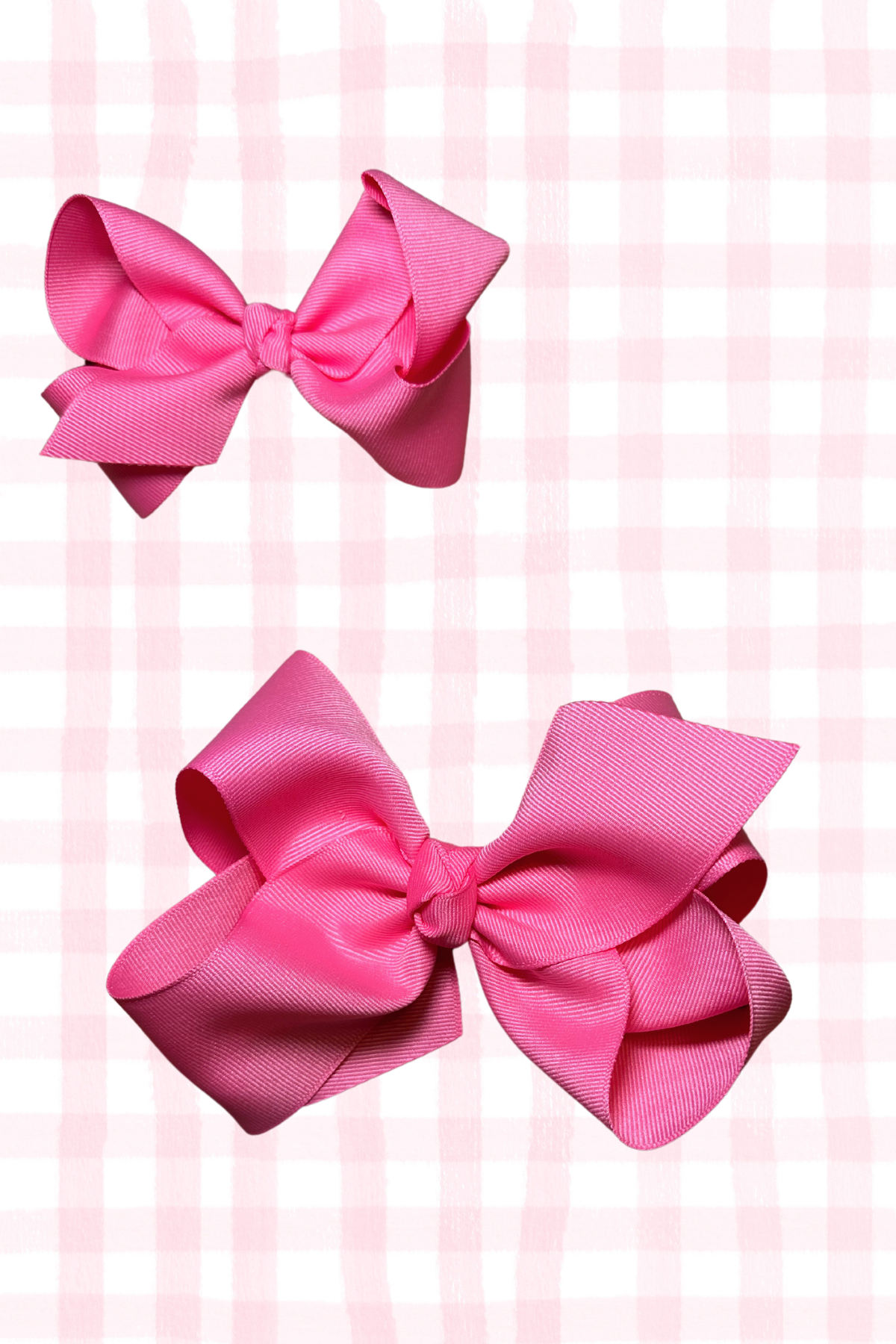 KING Hot Pink Grosgrain Bow