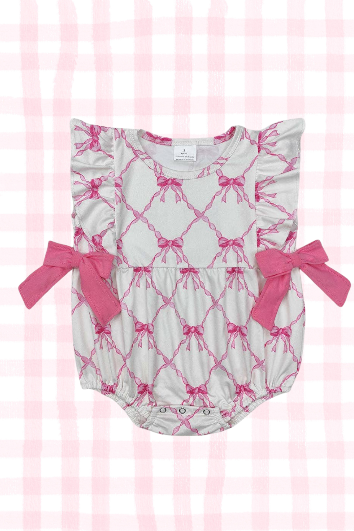 Presley Pink Bow Bubble
