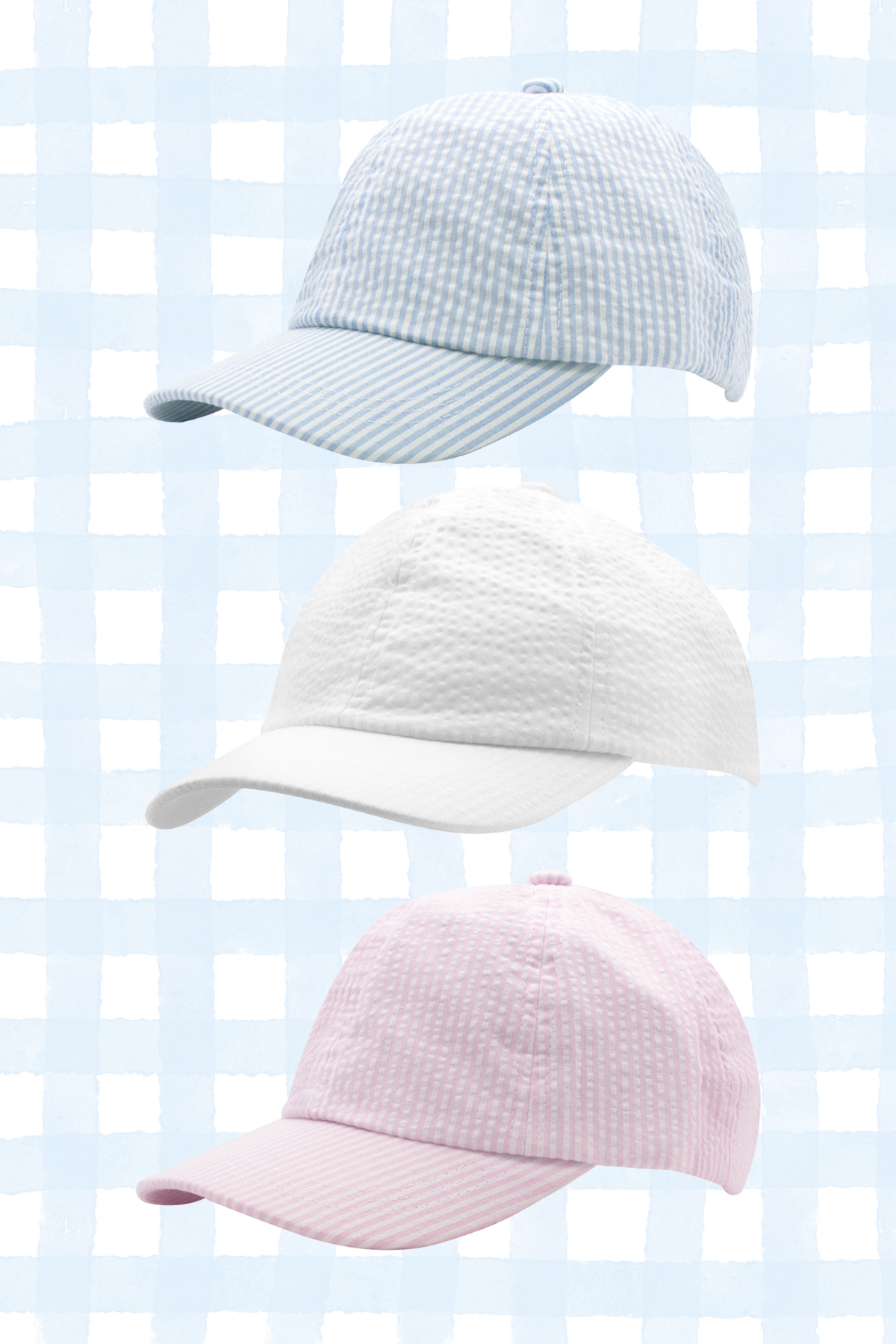 Seersucker Ball Cap