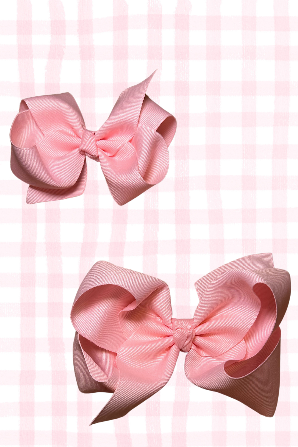 KING Light Pink Grosgrain Bow