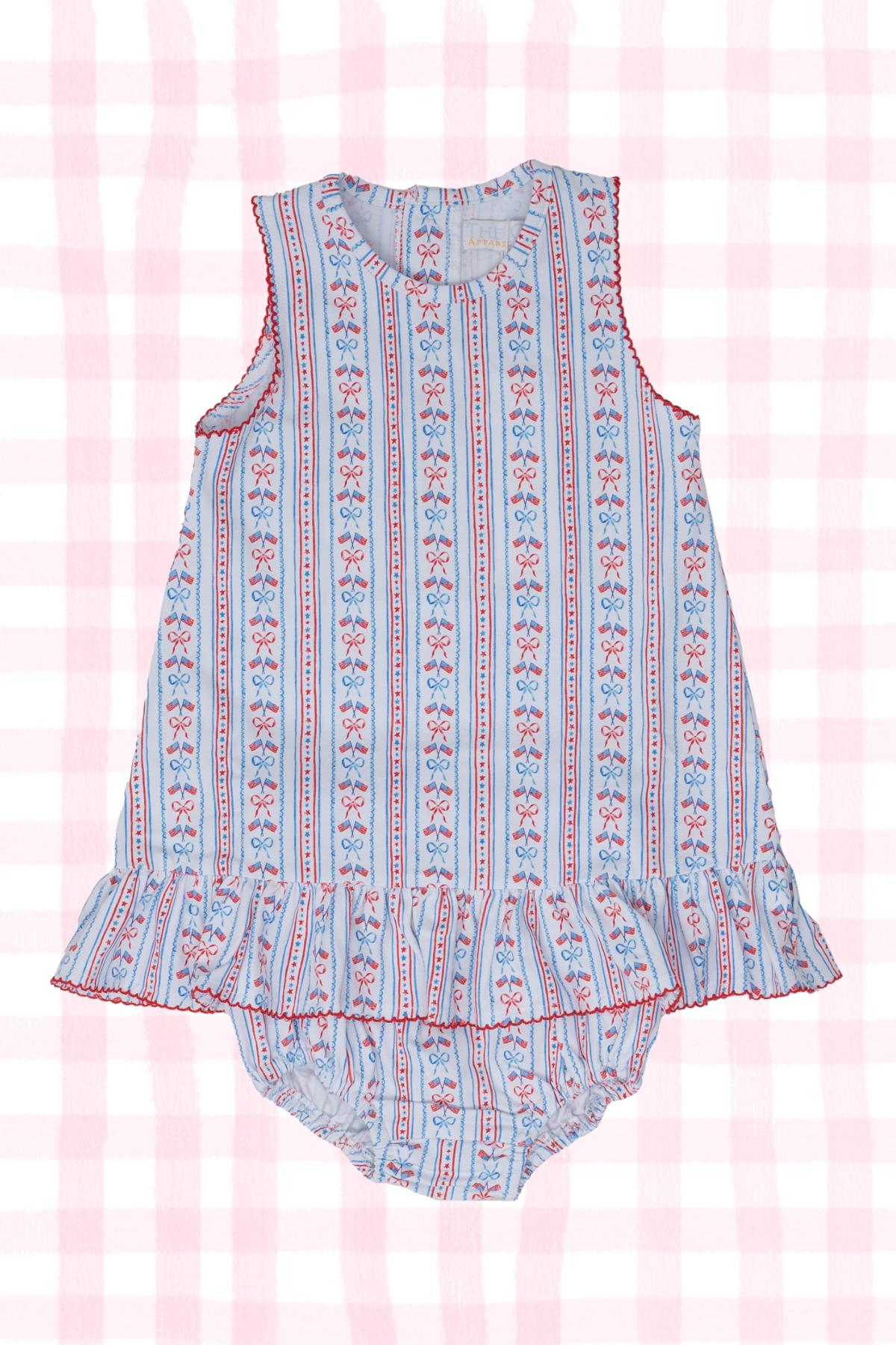 Leanna Stars & Stripes Bloomer Set