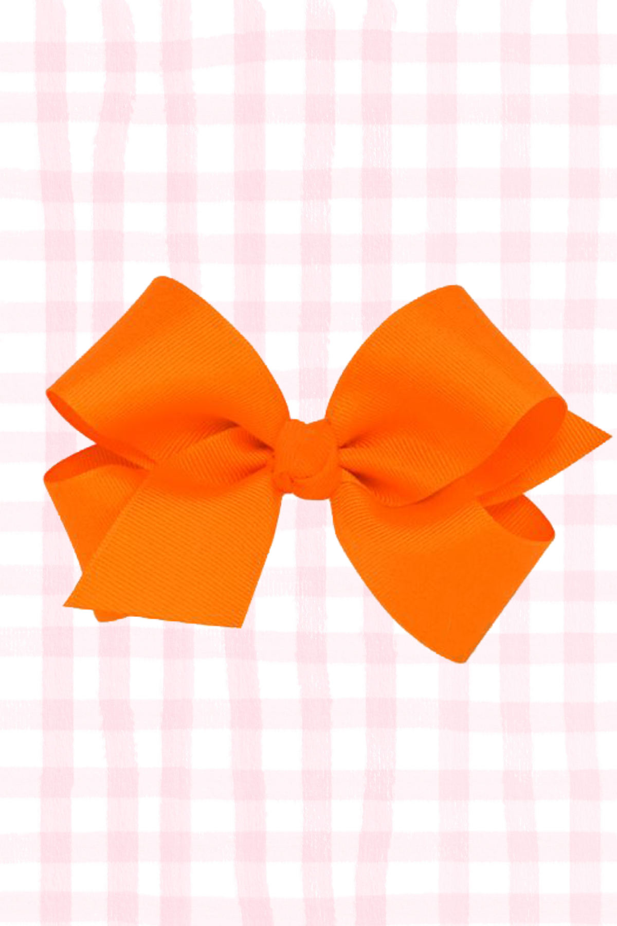 Orange Grosgrain Bow