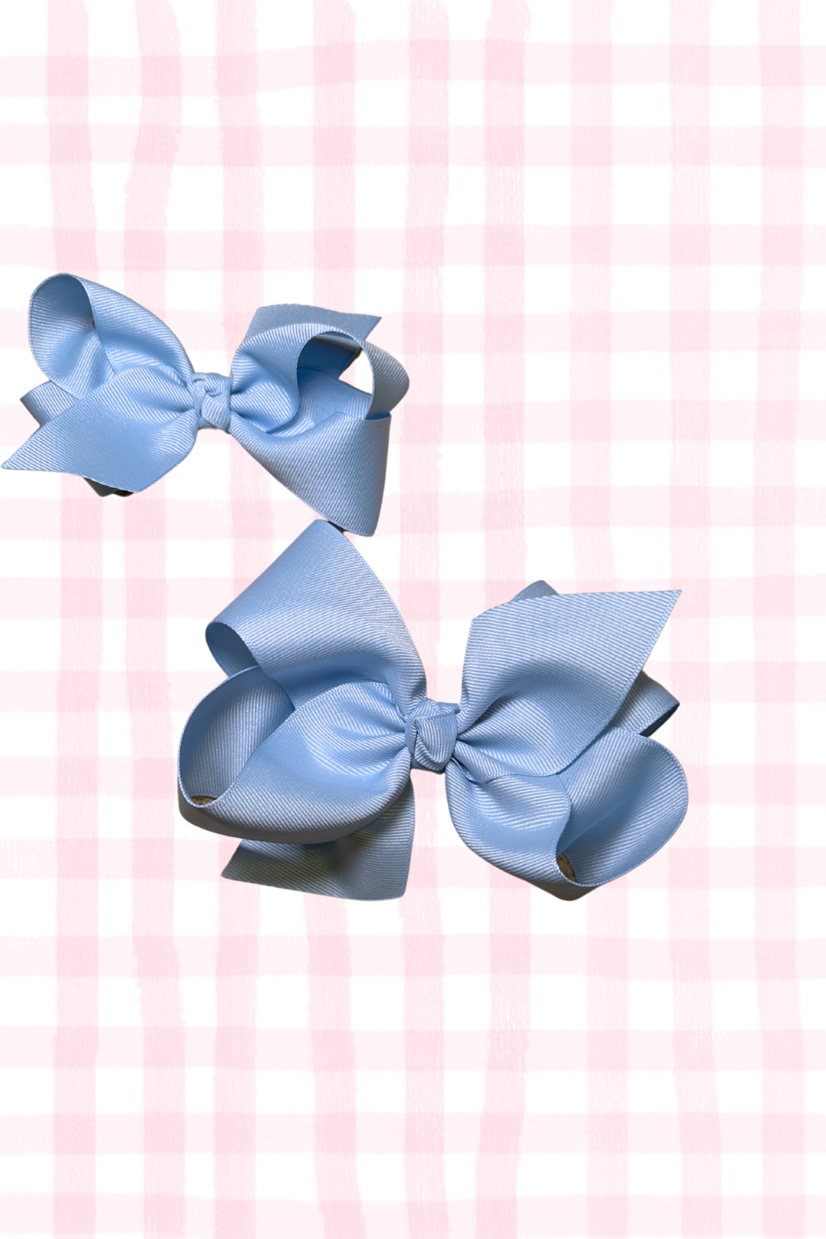 KING Millennium Blue Grosgrain Bow