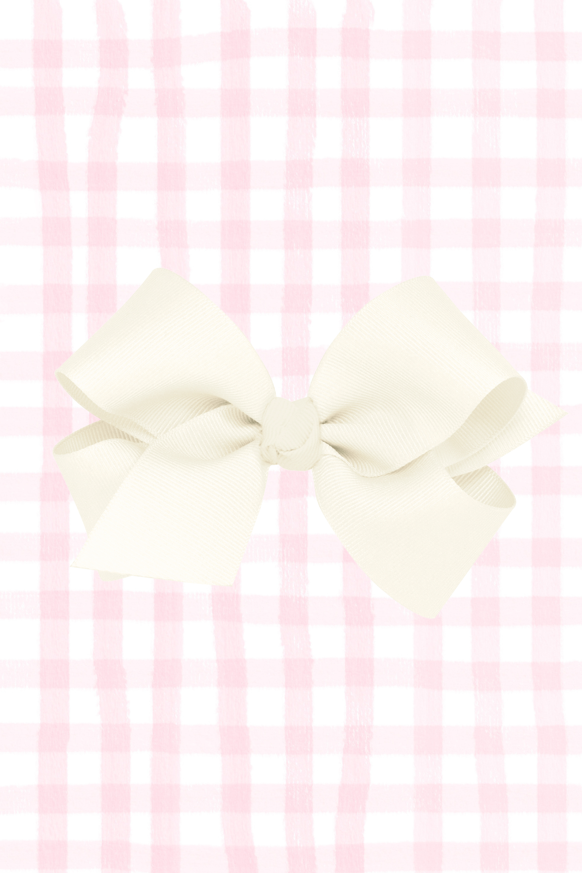 Antique White Grosgrain Bow