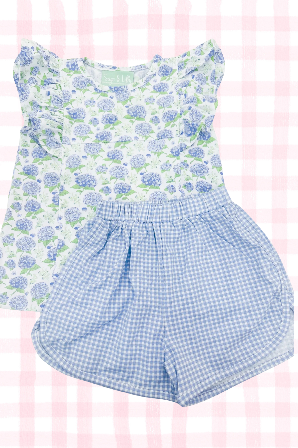 Hattie Hydranga Shorts Set