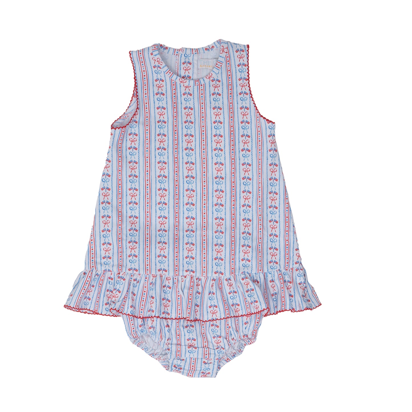 Leanna Stars & Stripes Bloomer Set