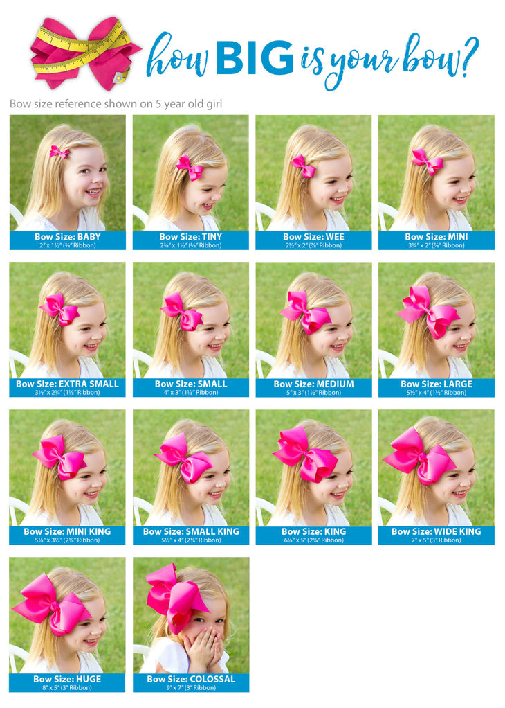 KING Light Pink Grosgrain Bow