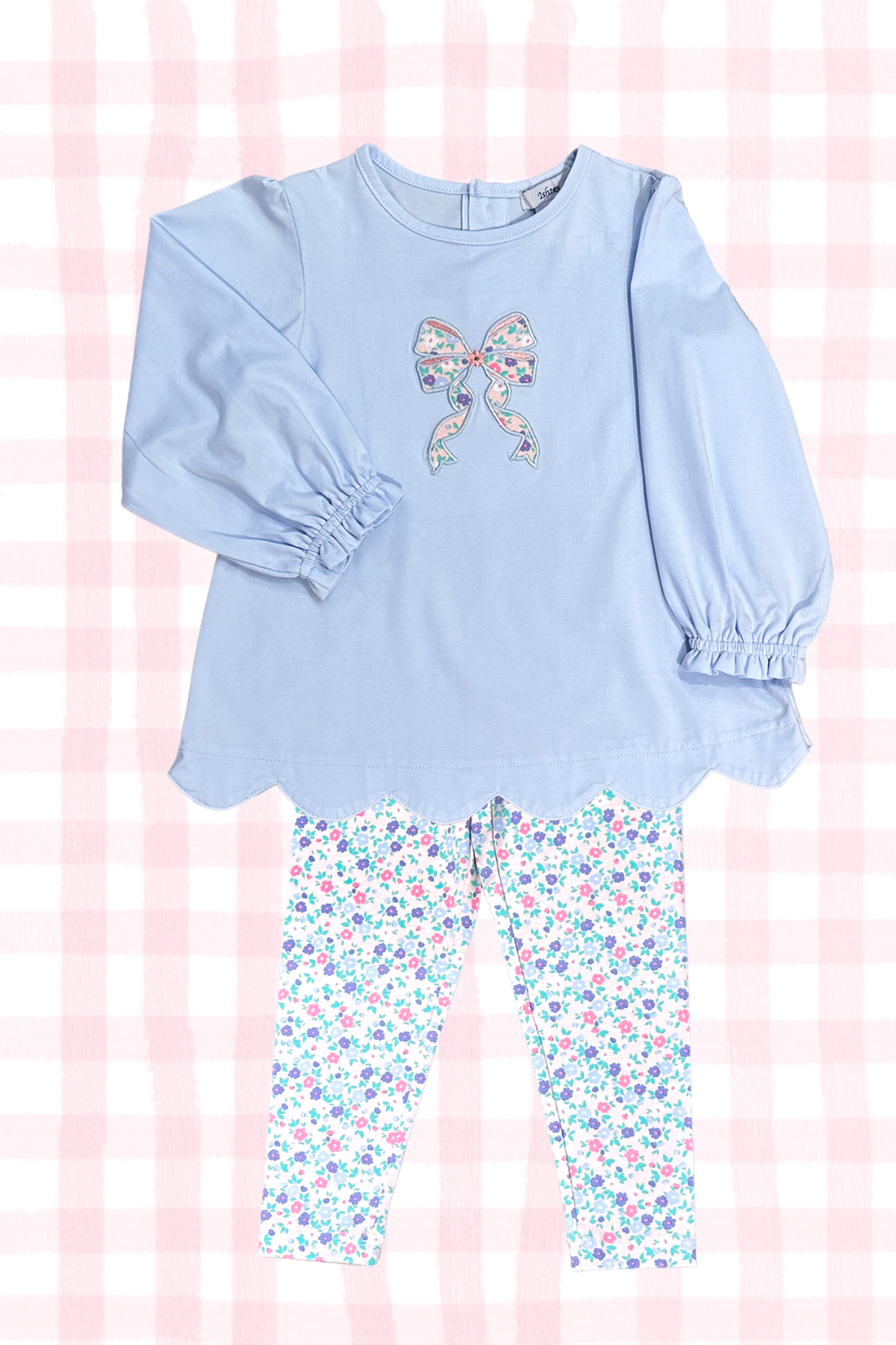 Ditsy Flower Bow Set