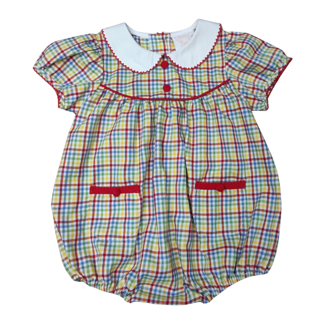 Sophie School Day Plaid Bubble