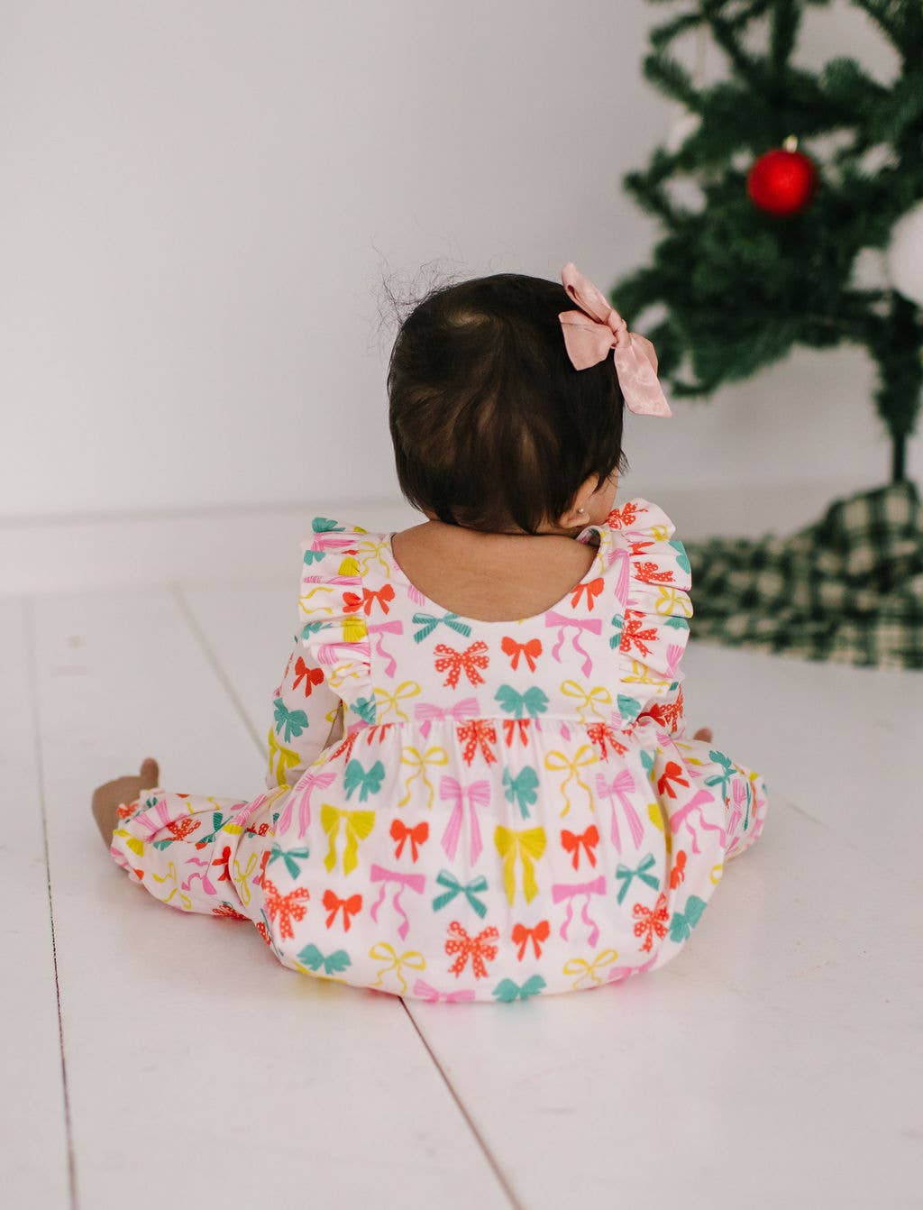 Bailey Bow Baby Romper