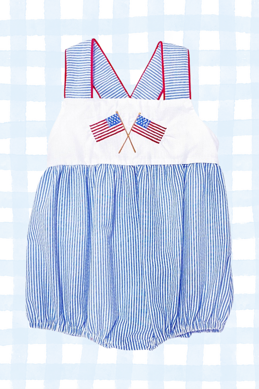 Franklin Flag Romper