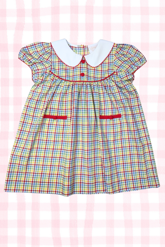 Sophie School Day Plaid Dress