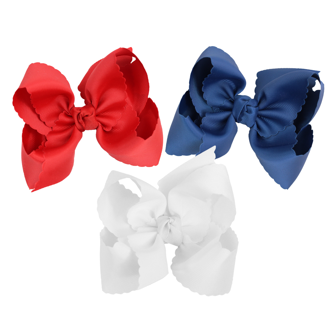 SCALLOPED EDGE BOW