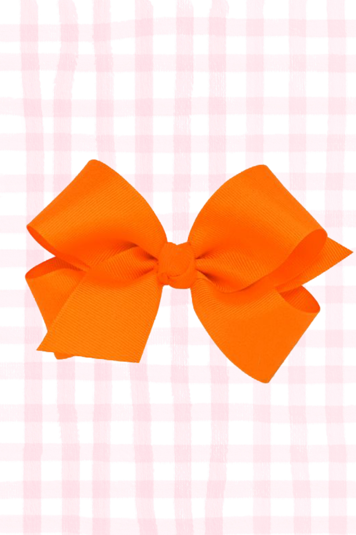 KING Orange Grosgrain Bow