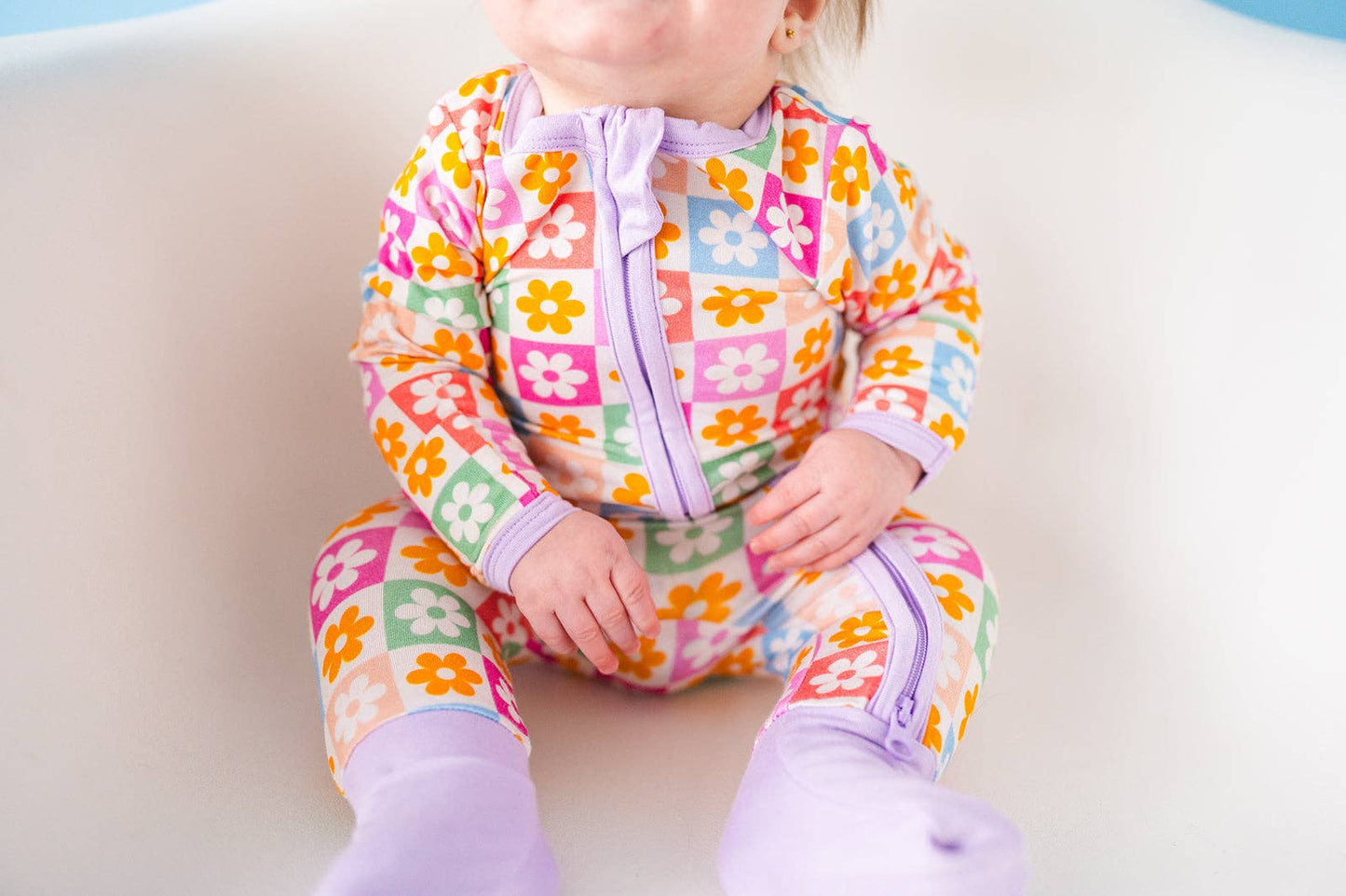 Daisy Check Bamboo Pajamas