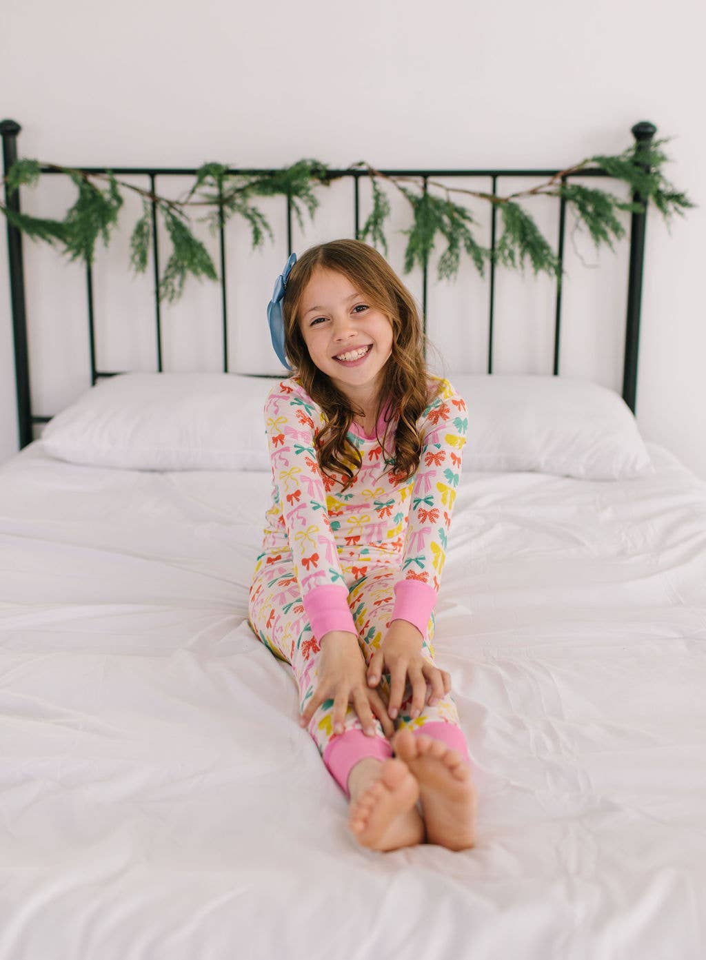 Bailey Bow Bamboo Pajama Set