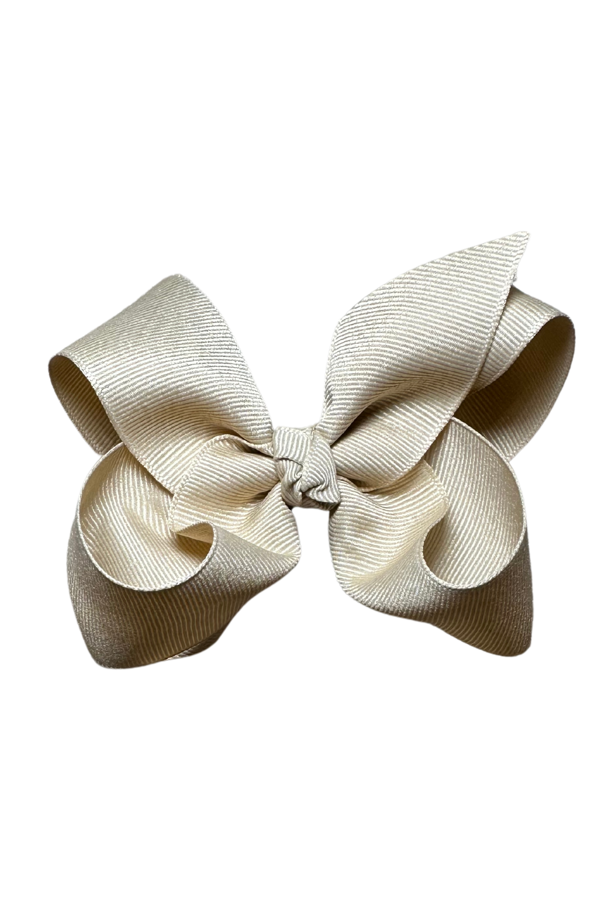 Natural Grosgrain Bow