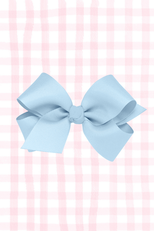 Millennium Blue Grosgrain Bow