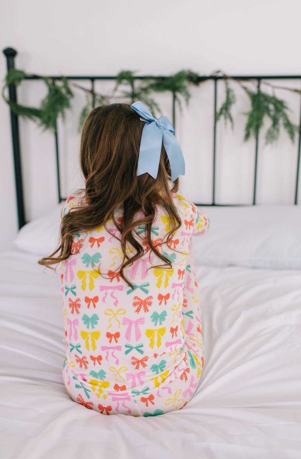 Bailey Bow Bamboo Pajama Set