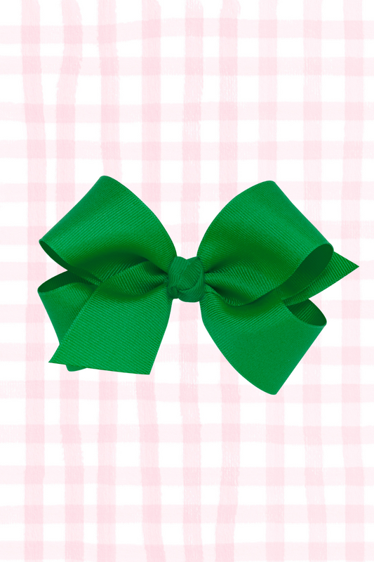 Green Grosgrain Bow