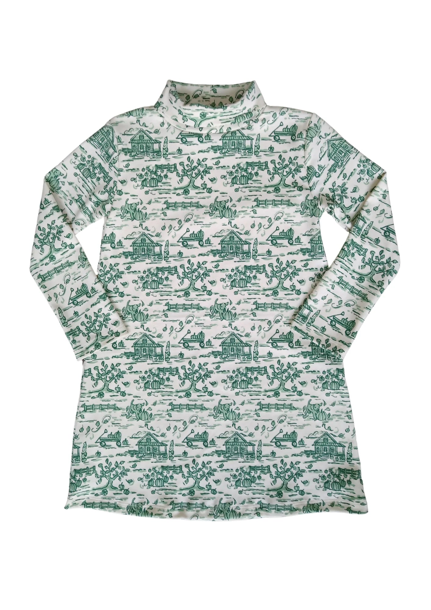 Taylor Toile Turtleneck Dress