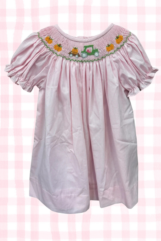 Parker Pumpkin Tractor Dress