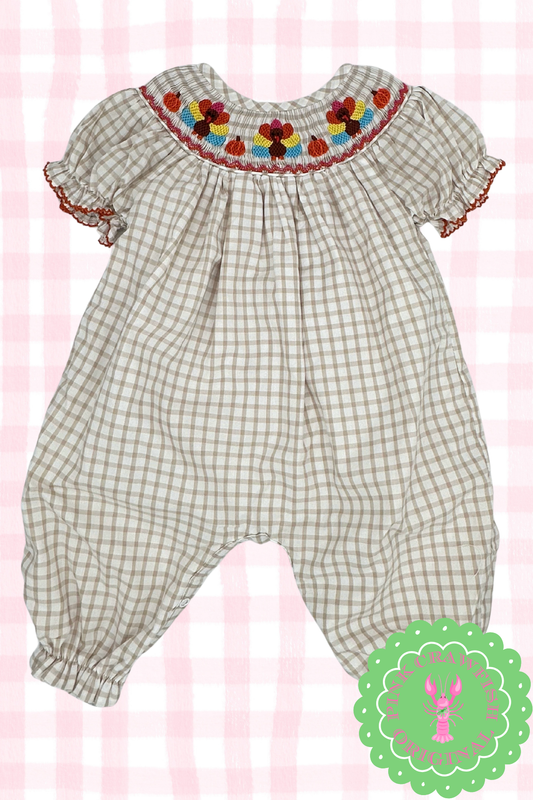 Tilly Turkey Long Romper