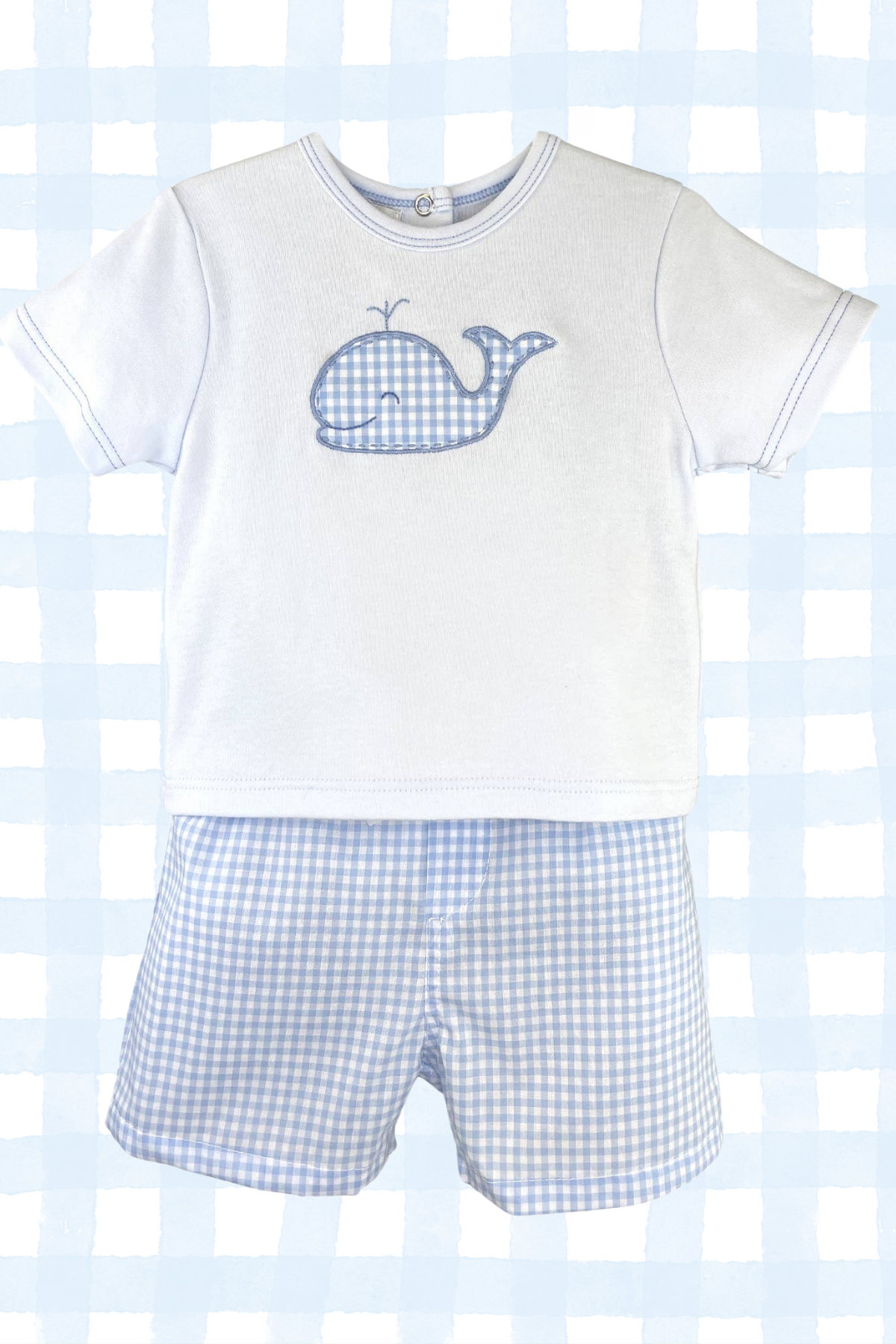 Wes Whale Shirt & Short Set