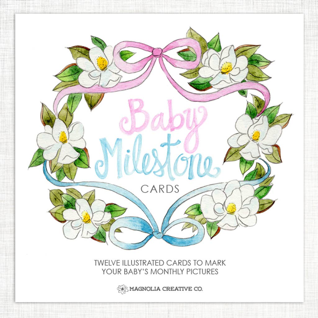 Southern Baby Milestone Cards